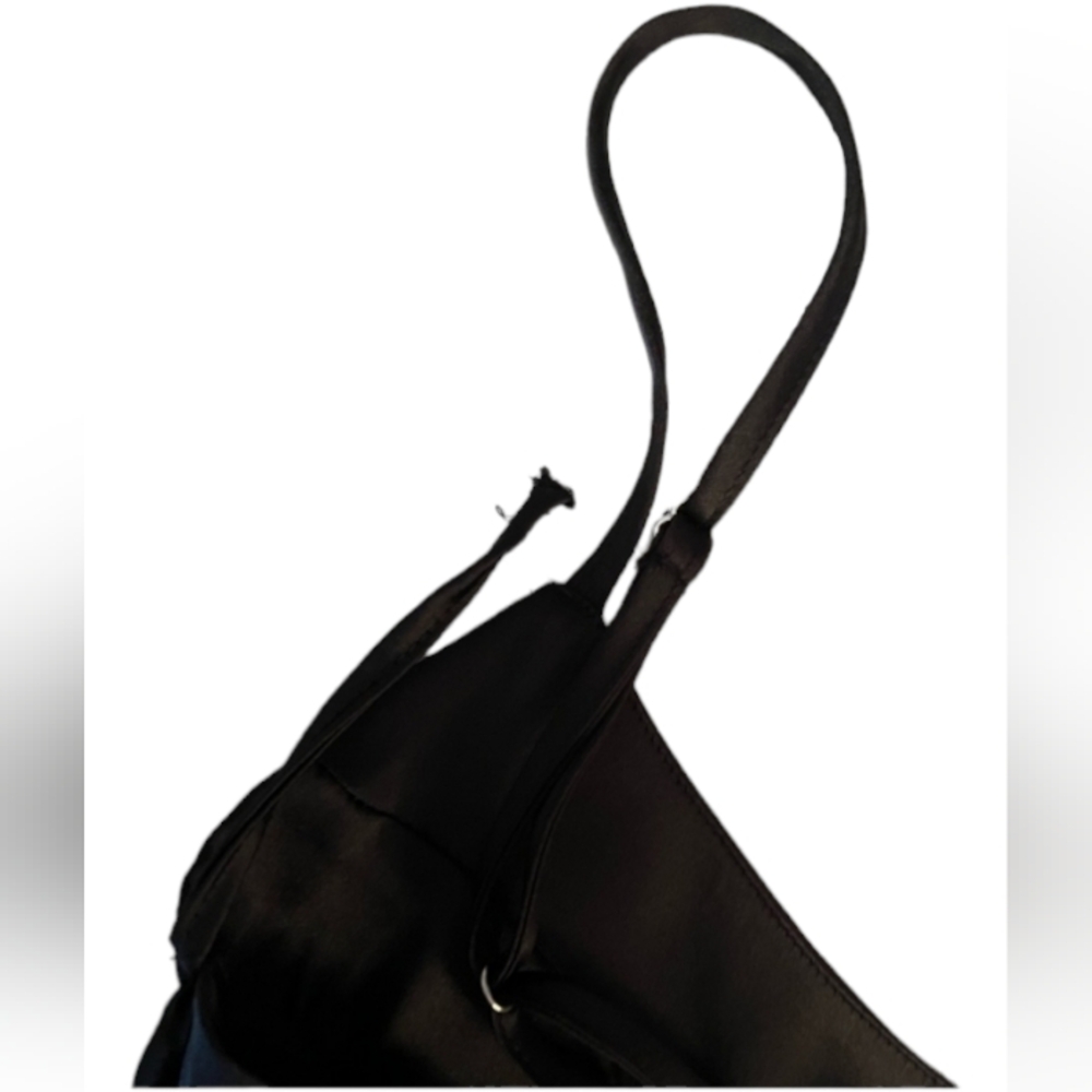 ZARA BLACK SATIN MINI SLIP DRESS L NEW  SIZE SMALL NWT - Picture 10 of 13